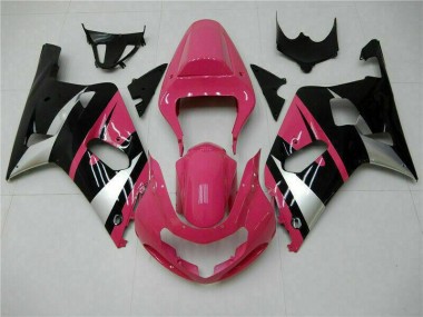 Rosa Nero Carene Moto Suzuki GSXR 600 / 750 K1 K2 K3 01-03