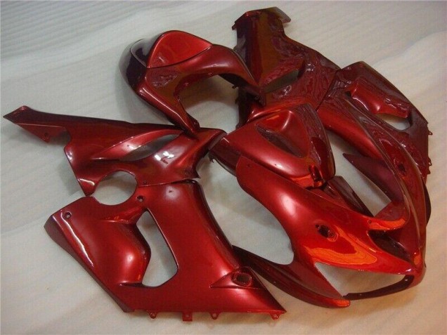 Rosso ABS Kits Carene Moto Kawasaki ZX6R 05-06 Rosso ABS Kits Carene Moto Kawasaki ZX6R 05-06