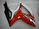 Rosso Bianco ABS Moto Plastica & Moto Carena Suzuki GSXR 600 / 750 K6 06-07 Rosso Bianco ABS Moto Plastica & Moto Carena Suzuki GSXR 600 / 750 K6 06-07