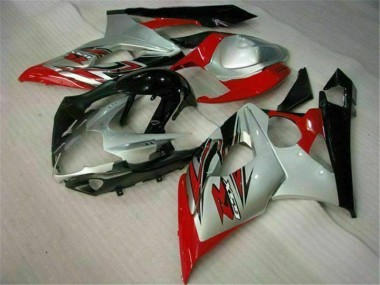 Rosso Bianco Kit Carene Suzuki GSXR 1000 K5 05-06