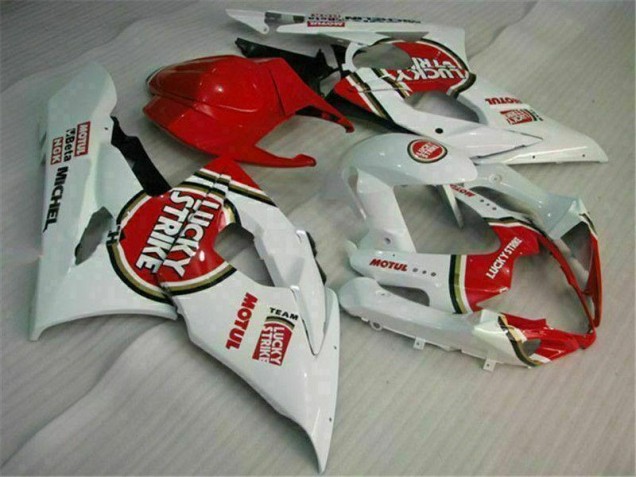 Rosso Bianco Kits Carenatura Moto Suzuki GSXR 1000 K5 05-06