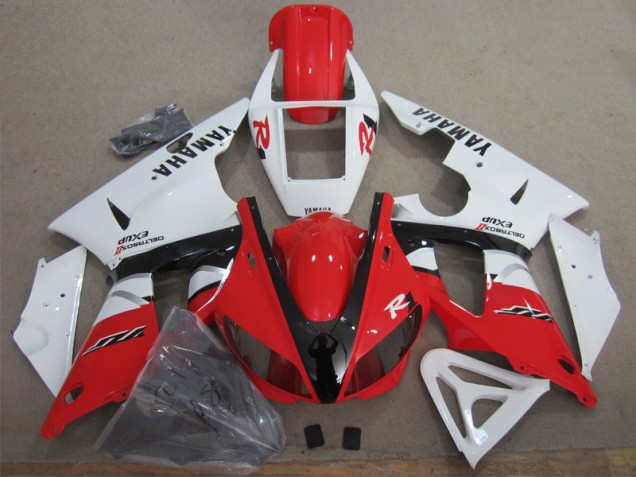 Rosso Bianco Nero Decal Carene Moto Yamaha R1 98-99 Rosso Bianco Nero Decal Carene Moto Yamaha R1 98-99