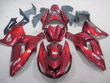 Rosso Bianco Ninja Decal Carene Moto Kawasaki ZX14R ZZR 1400 06-11