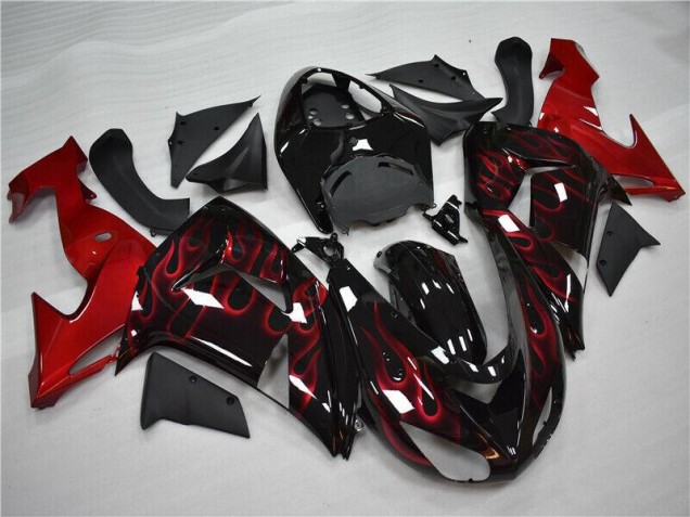 Rosso Fiamma Carene Moto Kawasaki ZX10R 06-07 Rosso Fiamma Carene Moto Kawasaki ZX10R 06-07