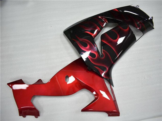 Rosso Fiamma Carene Moto Kawasaki ZX10R 06-07 Rosso Fiamma Carene Moto Kawasaki ZX10R 06-07