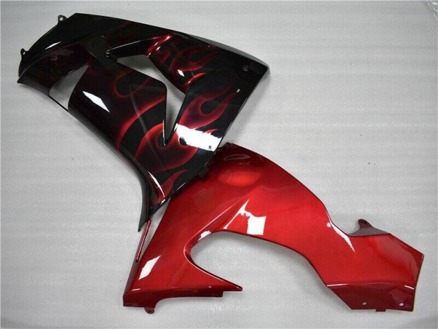 Rosso Fiamma Carene Moto Kawasaki ZX10R 06-07 Rosso Fiamma Carene Moto Kawasaki ZX10R 06-07
