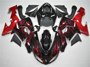 Rosso Fiamma Carene Moto Kawasaki ZX10R 06-07