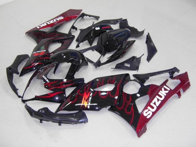 Rosso Fiamma Carene Moto Suzuki GSXR 1000 K5 05-06 Rosso Fiamma Carene Moto Suzuki GSXR 1000 K5 05-06