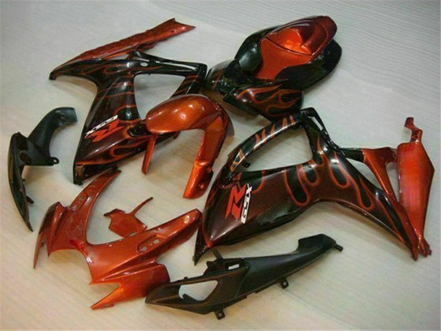Rosso Kit Carena Moto & Plastica Moto Suzuki GSXR 600 / 750 K6 06-07 Rosso Kit Carena Moto & Plastica Moto Suzuki GSXR 600 / 750 K6 06-07