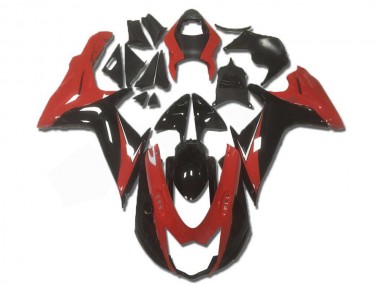 Rosso Nero ABS Plastica Moto & Carenatura Moto Suzuki GSXR 600 / 750 K11 11-24