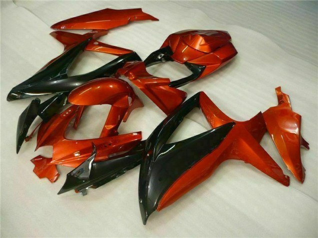 Rosso Nero ABS Plastica Moto Suzuki GSXR 600 / 750 K8 08-10