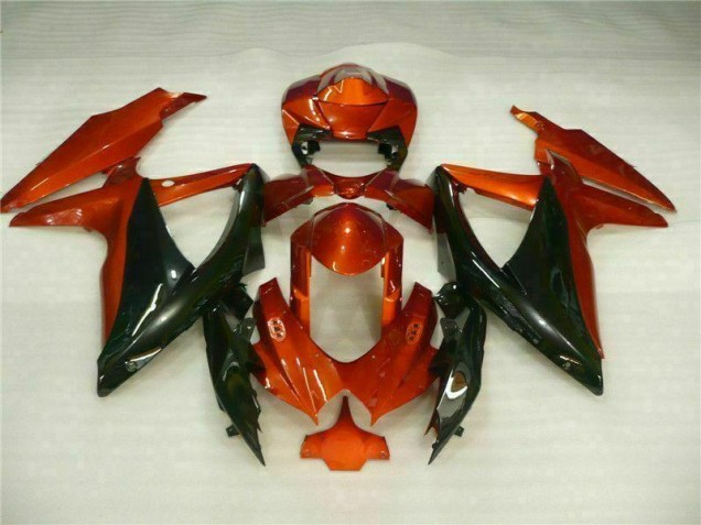 Rosso Nero ABS Plastica Moto Suzuki GSXR 600 / 750 K8 08-10