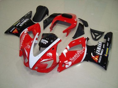 Rosso Nero Bianco Carene Moto Yamaha R1 98-99