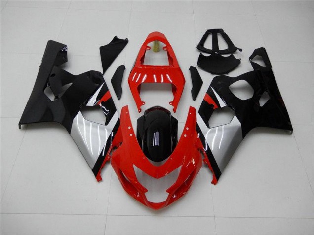 Rosso Nero Carene Moto & Plastica Moto Suzuki GSXR 600 / 750 K4 04-05 Rosso Nero Carene Moto & Plastica Moto Suzuki GSXR 600 / 750 K4 04-05