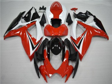 Rosso Nero Carene Moto & Plastica Moto Suzuki GSXR 600 / 750 K6 06-07
