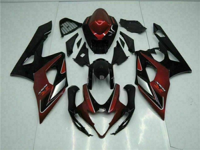 Rosso Nero Carrozzeria Moto & Carena Moto Suzuki GSXR 1000 K5 05-06 Rosso Nero Carrozzeria Moto & Carena Moto Suzuki GSXR 1000 K5 05-06