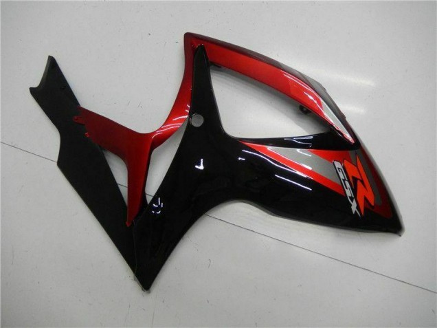 Rosso Nero Kit Carenatura Iniezione Suzuki GSXR 600 / 750 K6 06-07 Rosso Nero Kit Carenatura Iniezione Suzuki GSXR 600 / 750 K6 06-07