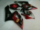 Rosso Nero Kit Carenatura Moto Suzuki GSXR 1000 K5 05-06