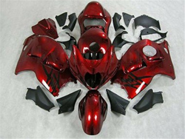 Rosso Nero Kits Carenatura Moto Iniezione Suzuki GSXR 1300 Hayabusa 96-07