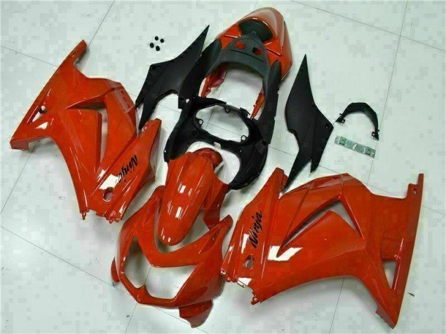 Rosso Nero Ninja Carene Moto Kawasaki EX250 08-12 Rosso Nero Ninja Carene Moto Kawasaki EX250 08-12