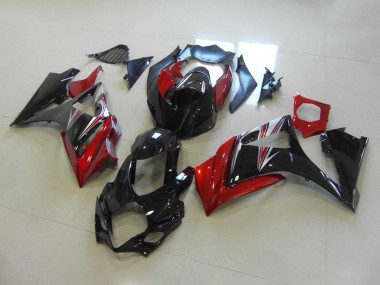 Rosso Nero No Adesivo Carene Moto Suzuki GSXR 1000 K7 07-08