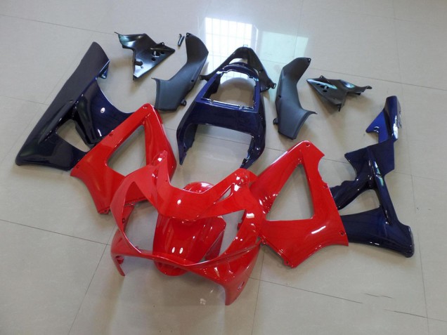 Rosso Scuro Blu Carene Moto Honda CBR 900 RR 929 00-01 Rosso Scuro Blu Carene Moto Honda CBR 900 RR 929 00-01