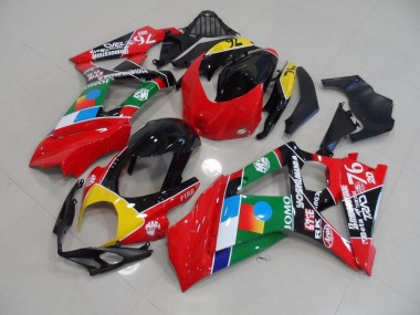 Rosso & Verde Carene Moto Suzuki GSXR 1000 K7 07-08