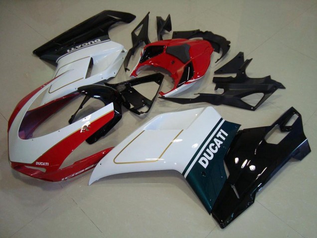 Tricolore Carene Moto Ducati 848 1098 1198 07-14 Tricolore Carene Moto Ducati 848 1098 1198 07-14