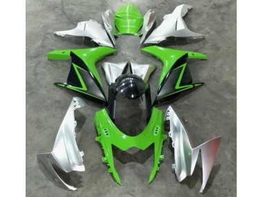 Verde Argento Kits Carenatura Moto Completa Suzuki GSXR 600 / 750 K11 11-24
