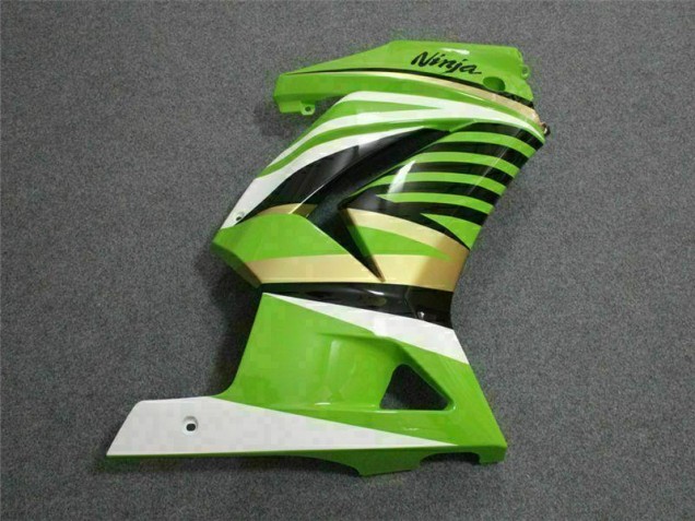 Verde Bianco Nero Ninja Carene Moto Kawasaki EX250 08-12 Verde Bianco Nero Ninja Carene Moto Kawasaki EX250 08-12