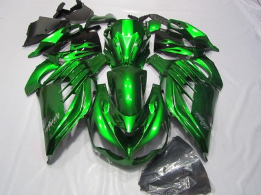 Verde Bianco Ninja Decal Carene Moto Kawasaki ZX14R ZZR 1400 12-21