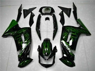 Verde Fiamma Carene Moto Kawasaki EX650 06-08