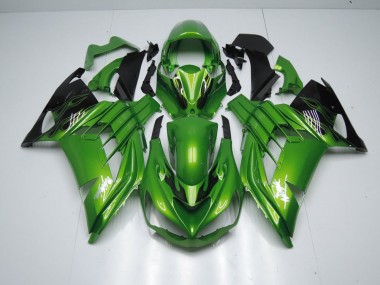 Verde Fiamma Carene Moto Kawasaki ZX14R ZZR 1400 12-21