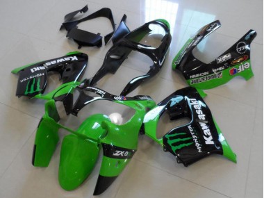 Verde Monster Carene Moto Kawasaki ZX9R 00-01