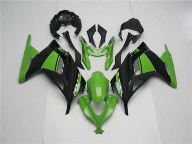 Verde Nero ABS Plastica Moto & Carenatura Moto Kawasaki EX300 13-16