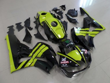Verde Nero Carene Moto Honda CBR 600 RR 13-21