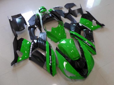 Verde & Nero Carene Moto Kawasaki ZX14R ZZR 1400 06-11