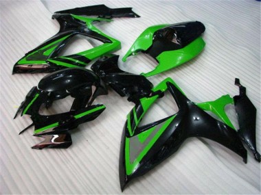 Verde Nero Carene Moto Suzuki GSXR 600 / 750 K6 06-07