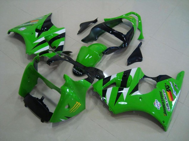 Verde Nero Carrozzeria Moto & Carena Moto Kawasaki ZX6R 00-02 Verde Nero Carrozzeria Moto & Carena Moto Kawasaki ZX6R 00-02