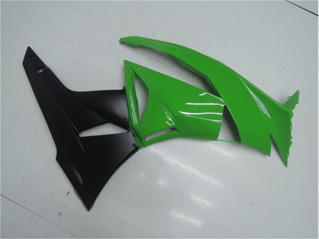 Verde Nero Kit Carenatura Motocicletta Completo ABS Kawasaki ZX6R 09-12 Verde Nero Kit Carenatura Motocicletta Completo ABS Kawasaki ZX6R 09-12