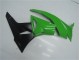 Verde Nero Kit Carenatura Motocicletta Completo ABS Kawasaki ZX6R 09-12 Verde Nero Kit Carenatura Motocicletta Completo ABS Kawasaki ZX6R 09-12