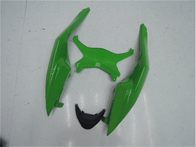 Verde Nero Kit Carenatura Motocicletta Completo ABS Kawasaki ZX6R 09-12 Verde Nero Kit Carenatura Motocicletta Completo ABS Kawasaki ZX6R 09-12