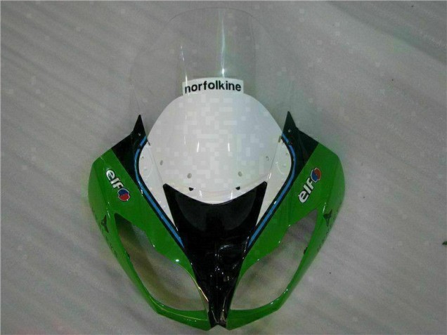Verde Nero LeoVince Carene Moto Kawasaki ZX6R 09-12