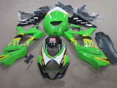 Verde Rizla Q8 Oils Carene Moto Suzuki GSXR 1000 K7 07-08