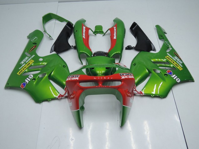Verde Rosso Carene Moto Kawasaki ZX9R 94-97 Verde Rosso Carene Moto Kawasaki ZX9R 94-97
