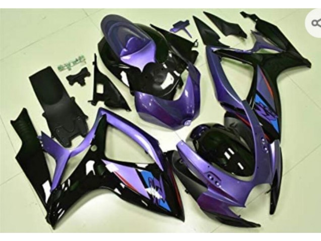 Viola Nero Carene Moto Suzuki GSXR 600 / 750 K6 06-07 Viola Nero Carene Moto Suzuki GSXR 600 / 750 K6 06-07